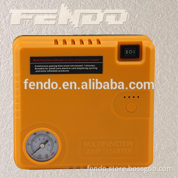 Portable Multifunction Jump Starter with air compressor 12v car power bank